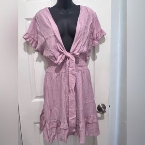 Dress light flowy dusty rose